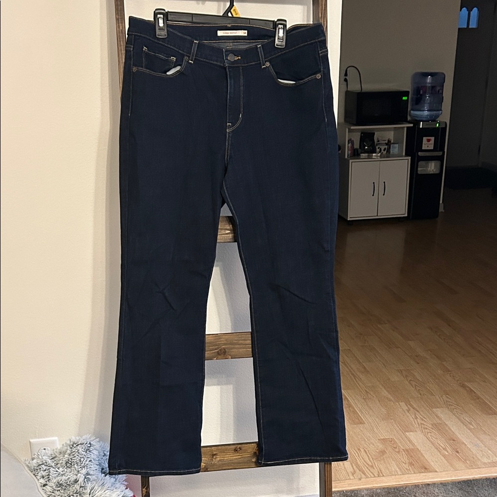 Levi's Dark Blue Straight-Leg Jeans
